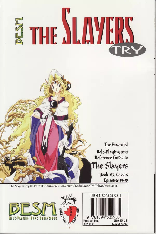 BESM The Slayers Try: Book 3 (2004)