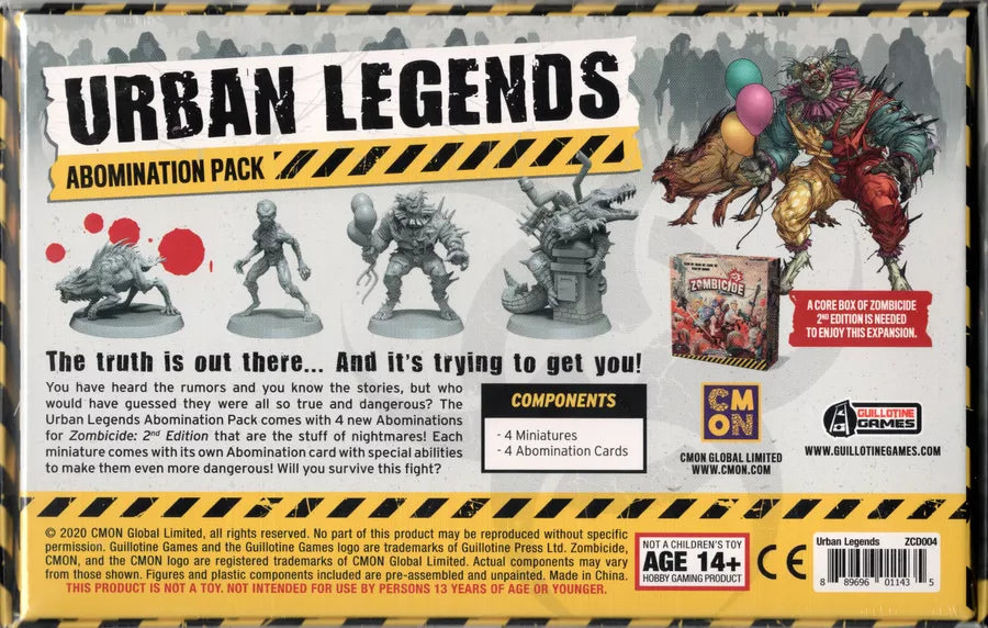 Zombicide (2nd Edition): Urban Legends Abominations (2022)