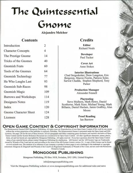 The Quintessential Gnome (2003)