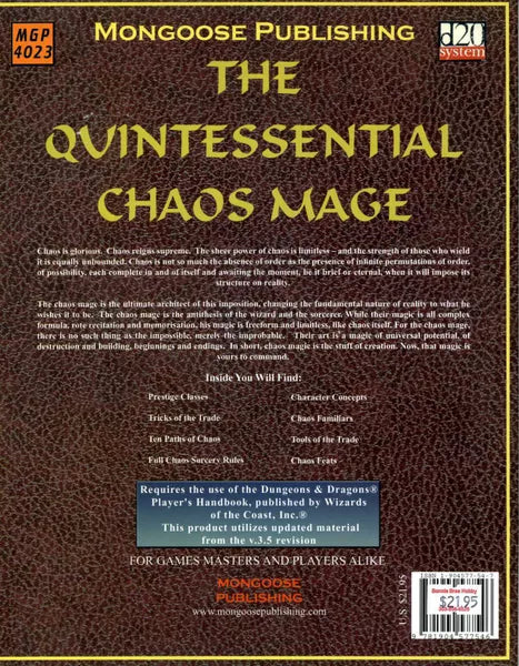 The Quintessential Chaos Mage (2003)