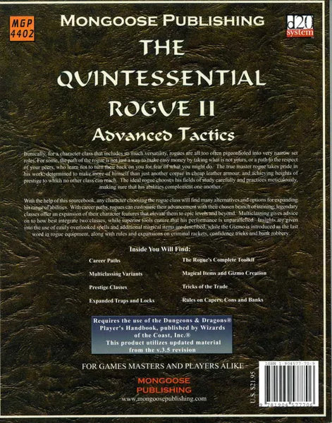 The Quintessential Rogue II: Advanced Tactics (2004)