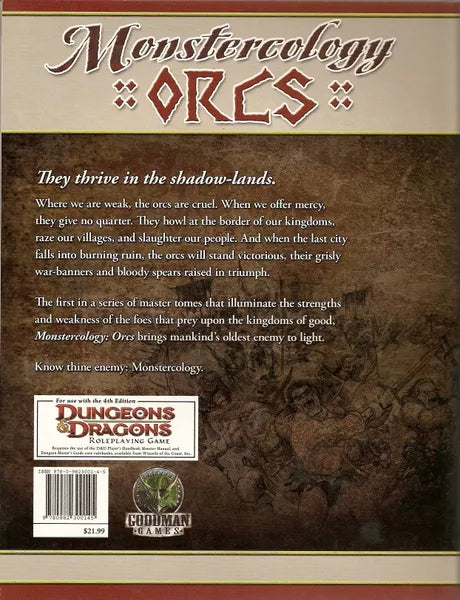 Monstercology: Orcs (2009)