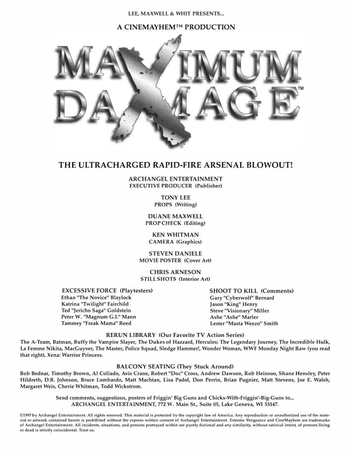 Maximum Damage (1998)