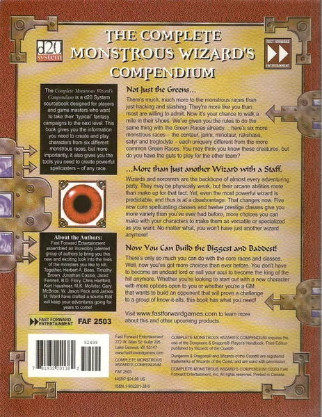 The Complete Monstrous Wizard's Compendium (2003)