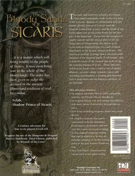 The Bloody Sands of Sicaris (2001)