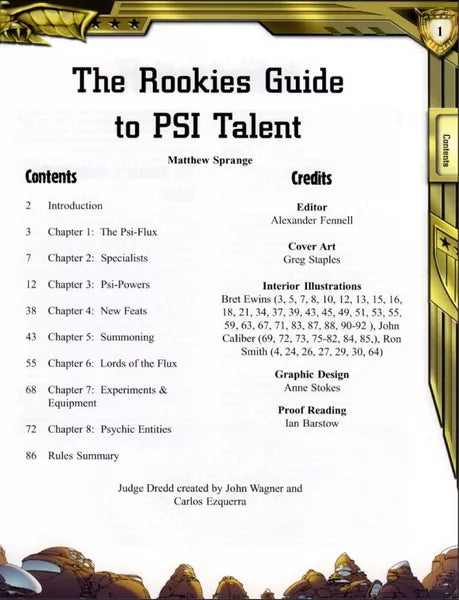 Rookie's Guide to Psi-Talent (2002)