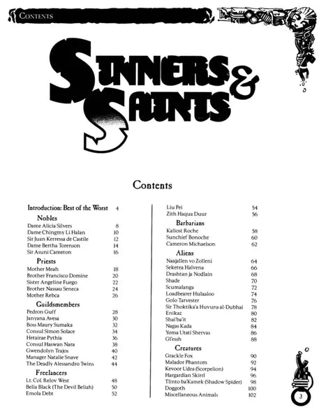 Sinners & Saints (1998)