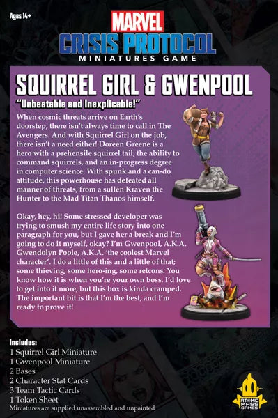 Marvel: Crisis Protocol – Squirrel Girl & Gwenpool (2023)