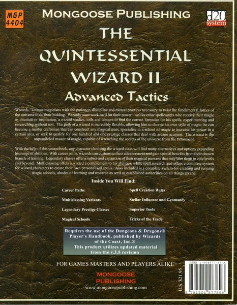 The Quintessential Wizard II: Advanced Tactics (2004)