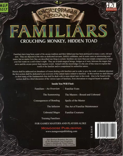 Familiars: Crouching Monkey, Hidden Toad (2003)