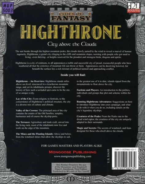 Highthrone: City above the Clouds (2002)