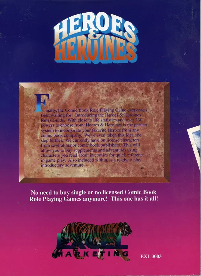 Heroes & Heroines #1: Comic Book Role Playing Game Rules Guide (1993)