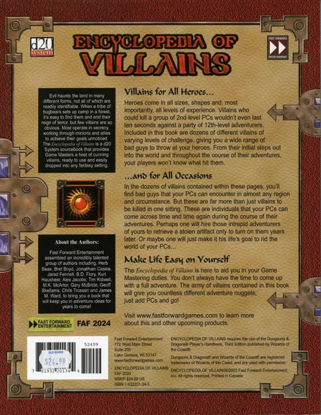 Encyclopedia of Villains (2003)