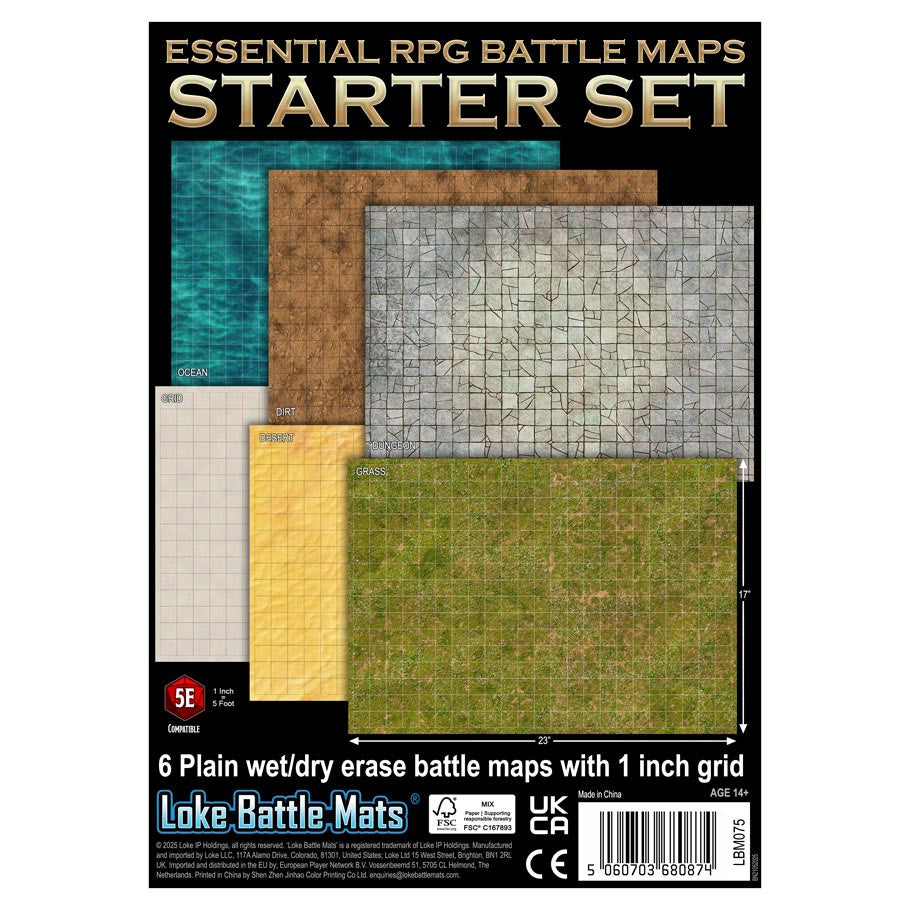 ESSENTIAL RPG BATTLE MAPS: STARTER SET