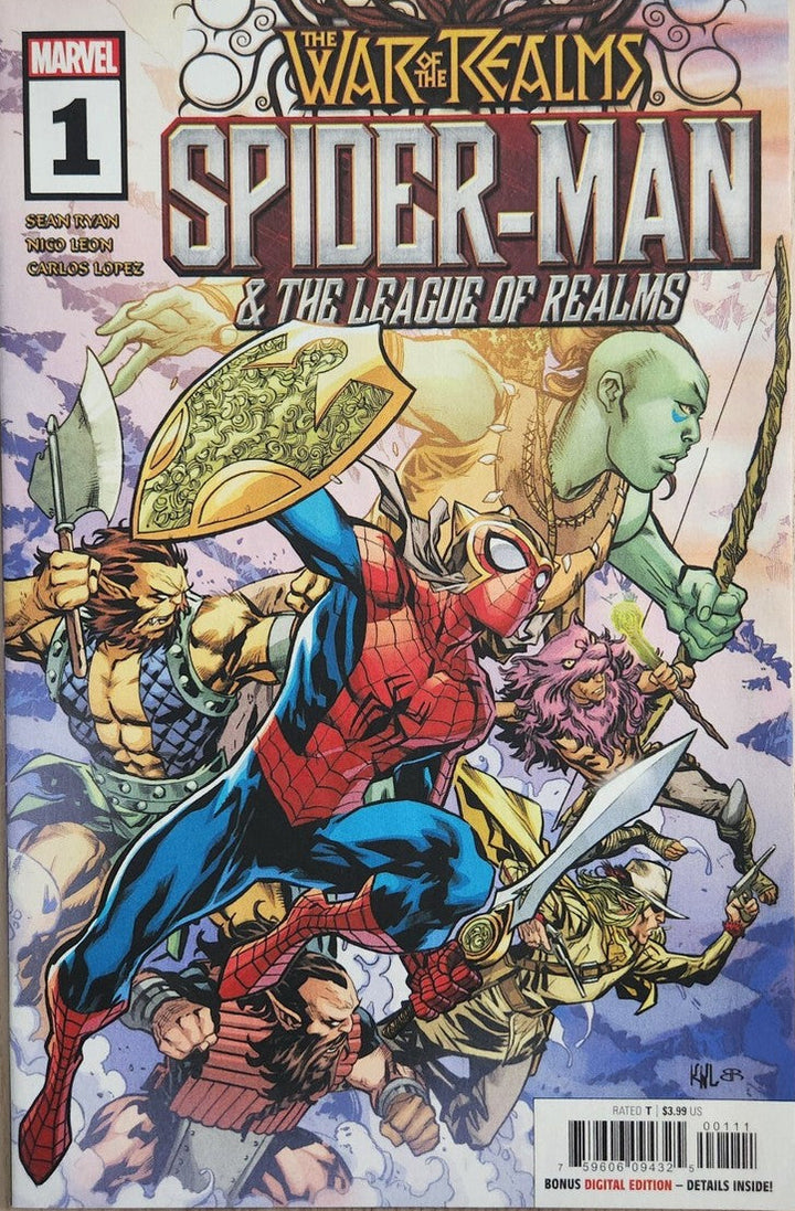 War of the Realms Spider-Man & the League of Realms #1-3 [Lot of 3 Comics]