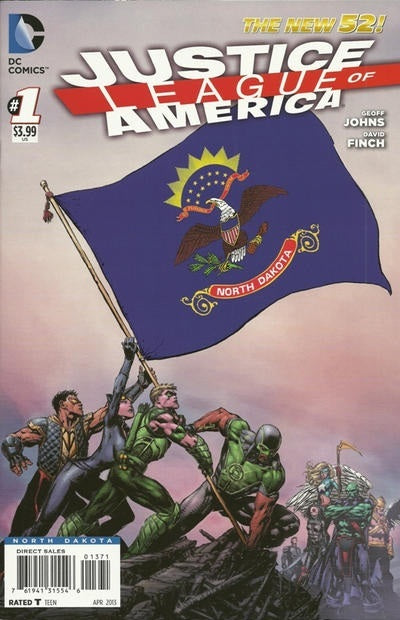 Justice League Of America (2013) #1 North Dakota Variant Edition <BINS>