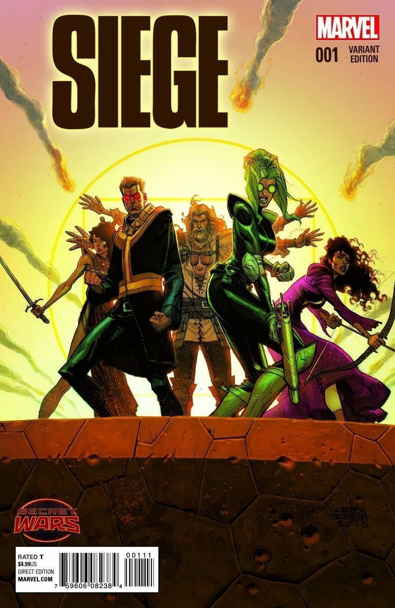Siege (2015) #1 [Secret Wars] Variant (1:25) Robinson Edition <BINS>