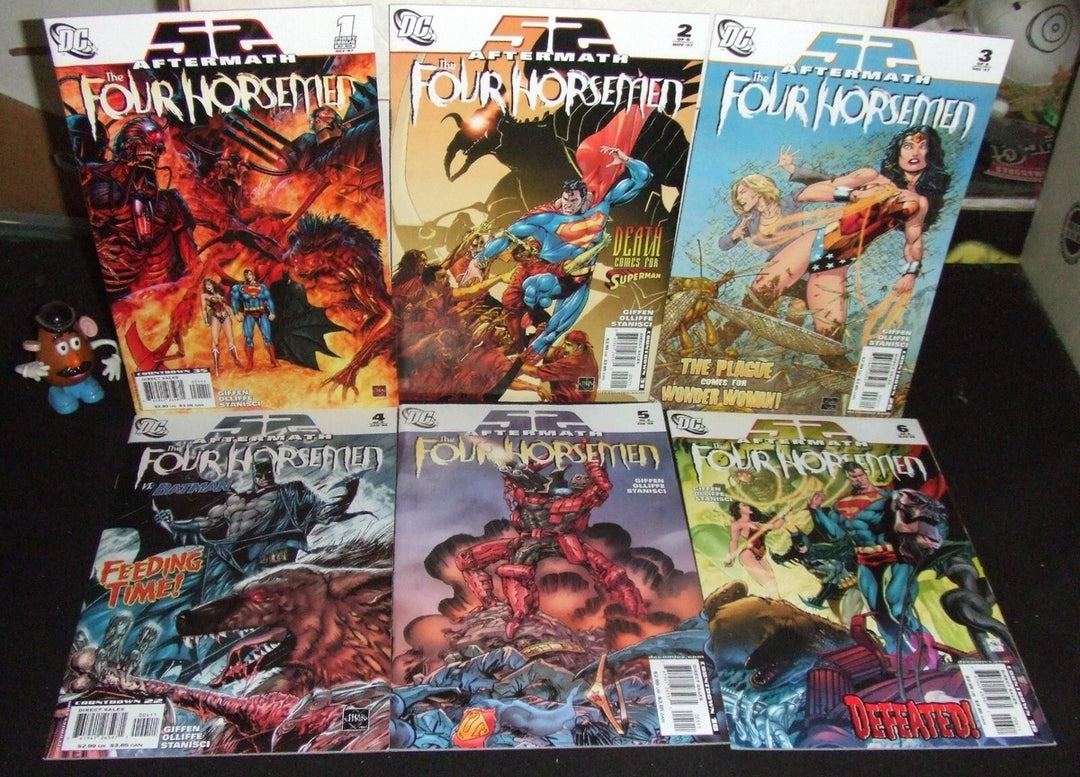 52 Aftermath Four Horsemen Complete Series [2007 DC 52 MINISERIES LOT]