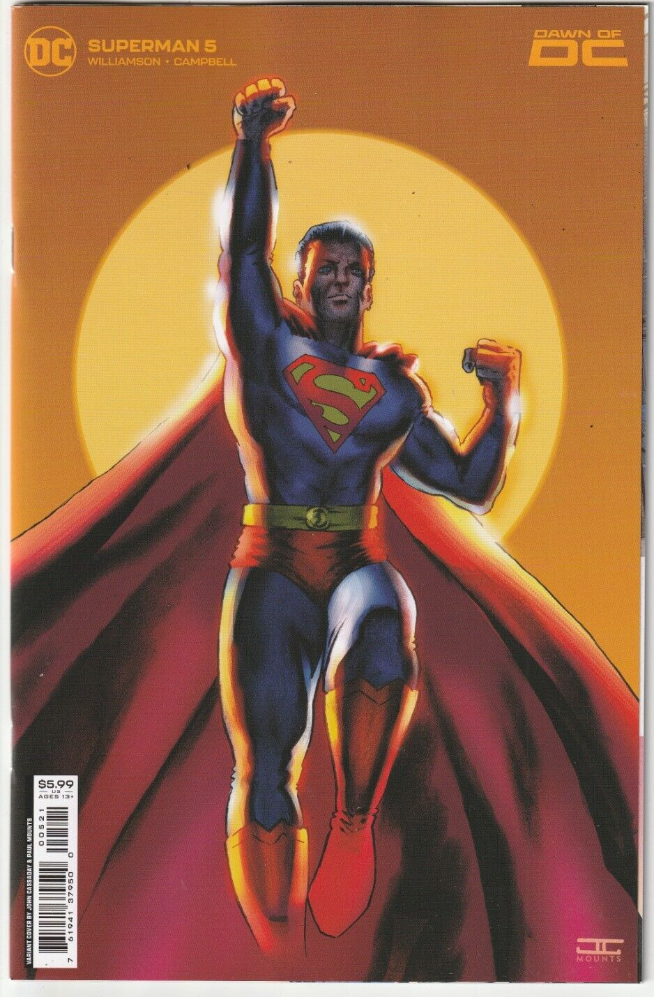 Superman (2023) #5 Cover B John Cassaday Card Stock Variant