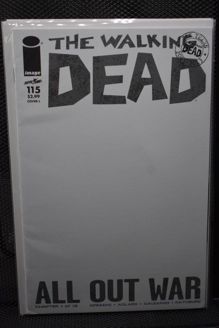 Walking Dead #115 [LOT of Covers A-M +Postcard]