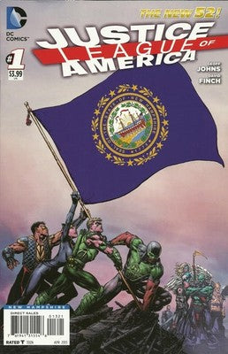 Justice League Of America (2013) #1 New Hampshire Variant Edition <BINS>