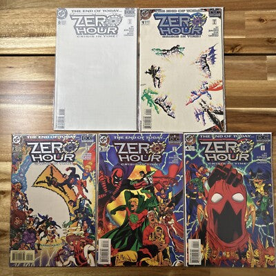 Zero Hour Crisis in Time #0-4 [Lot of 5 Comics]
