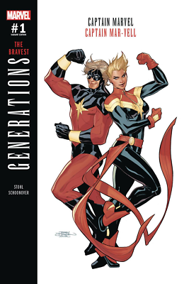 Generations Captain Marvel & Captain Mar-Vell #1 Dodson Variant <BINS>