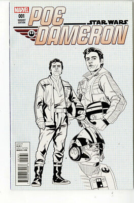 Star Wars Poe Dameron #1 Variant (1:25) Noto Design Edition <BINS>