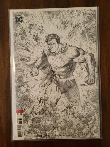 Justice League (2011) #7 Variant (1:100) Jim Lee Sketch Edition