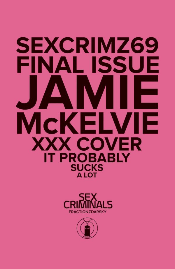 Sex Criminals #69 XXX McKelvie Variant (Mature) <OFC>