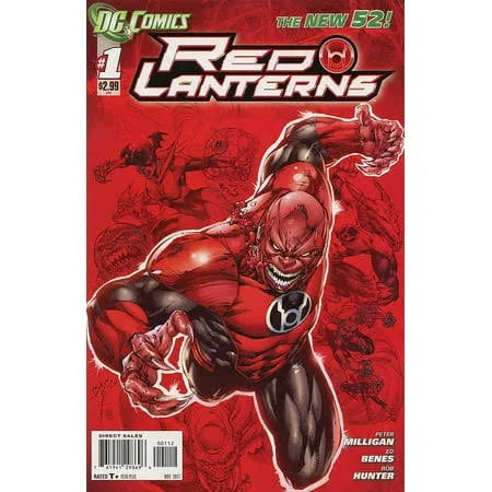 Red Lanterns (2011) #1 Variant (2nd Print) <BINS>