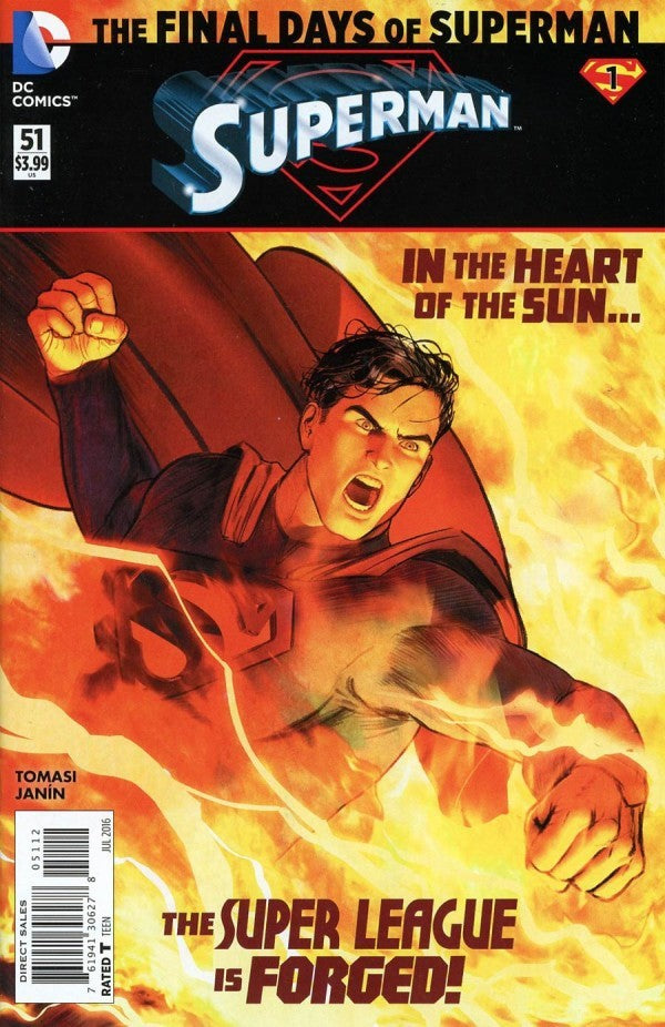 Superman (2011) #51 Variant (2nd Print) VF <OFC>