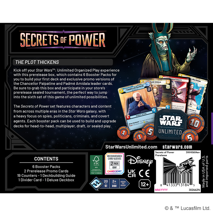 Star Wars: Unlimited - Secrets of Power: Prerelease Box (1)