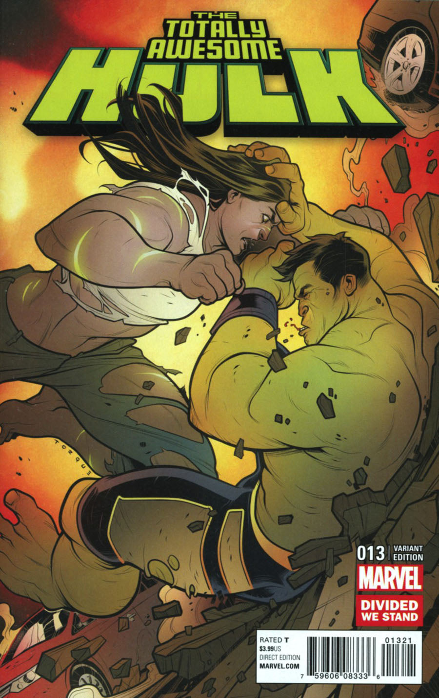 Totally Awesome Hulk #13 1:10 Elizabeth Torque Variant <BINS>