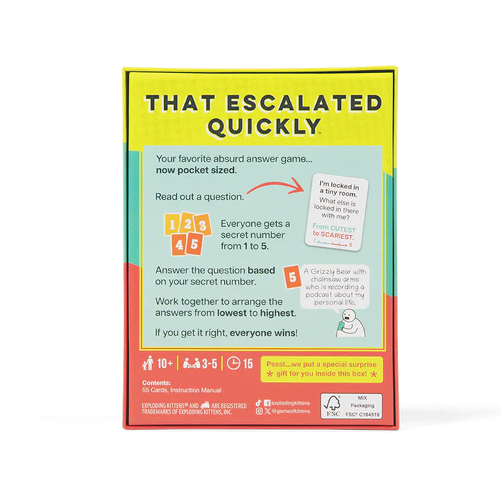 That Escalated Quickly: Grab and Game (2025)