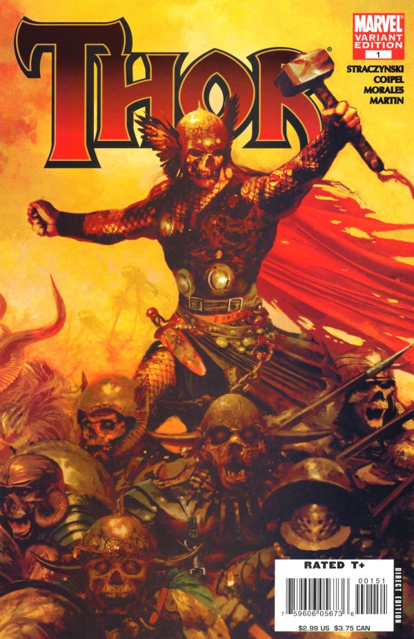 Thor (2007) #1 Arthur Suydam Zombie Variant VF <OFC>