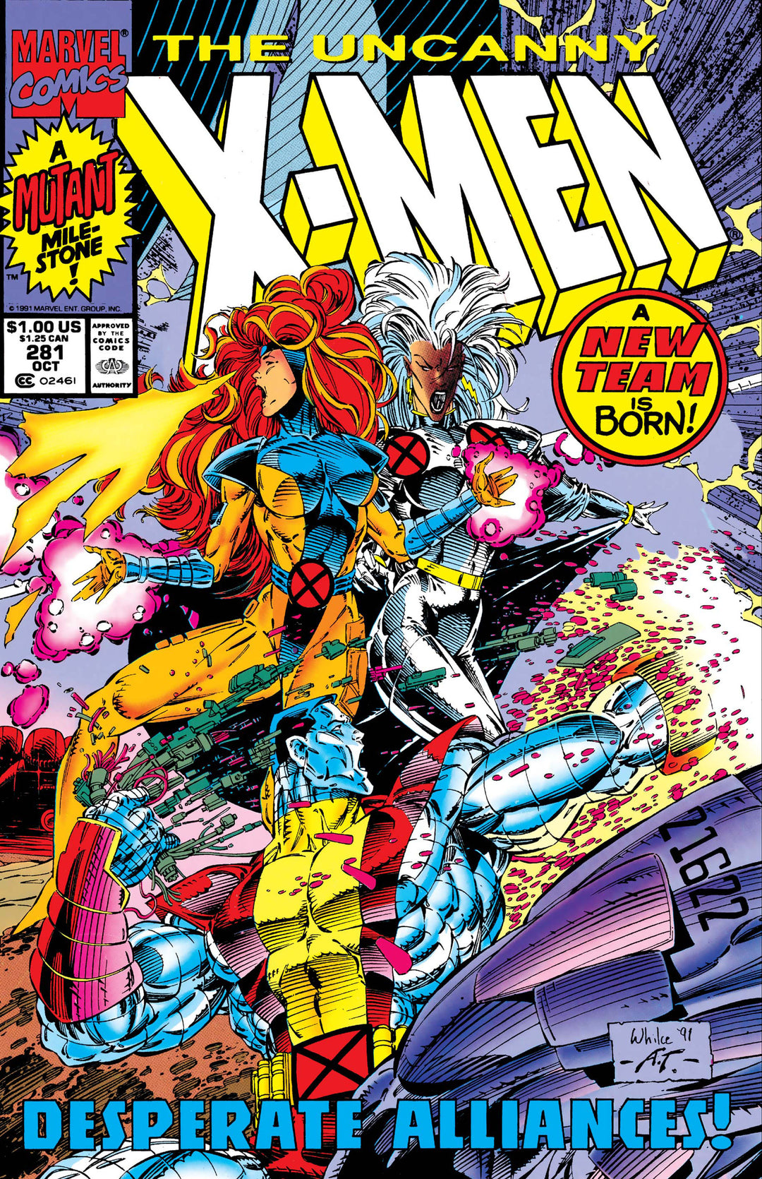 Uncanny X-Men (1963) #281 [1st Appearance of Gold Team]