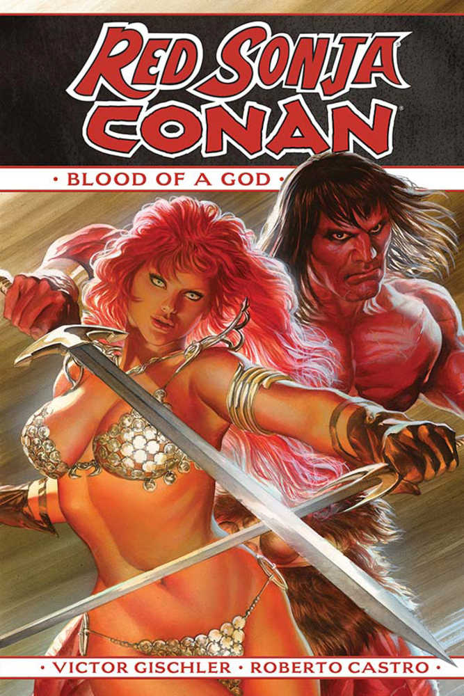 Red Sonja Conan Blood Of A God Hardcover OXI-14