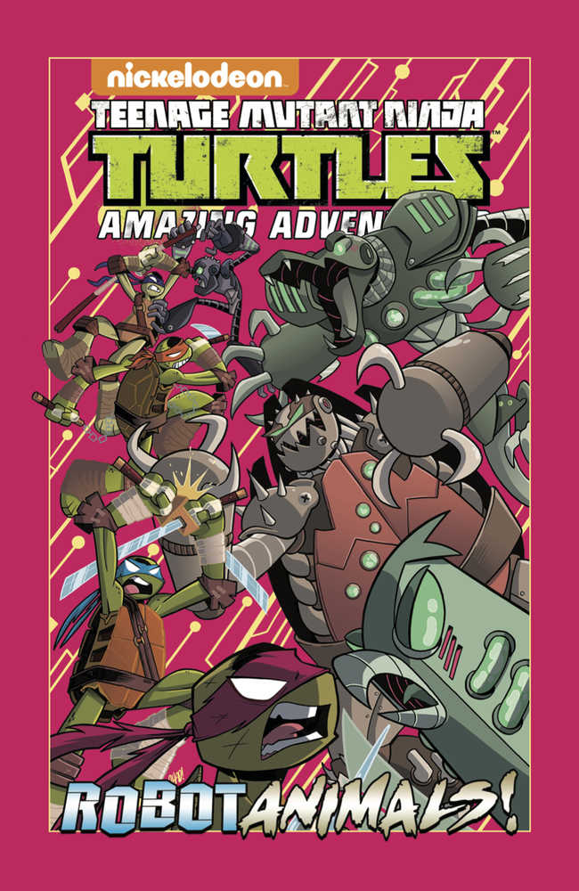 Teenage Mutant Ninja Turtles Adventures Robotanimals Hardcover