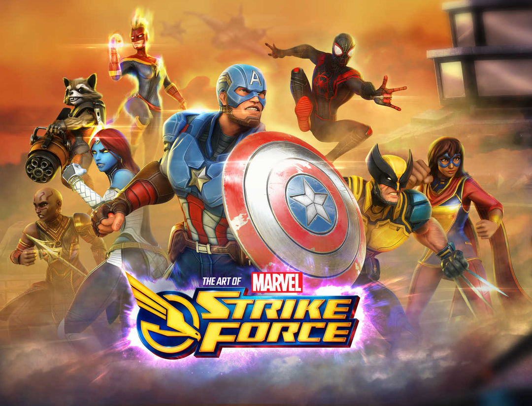 Marvel Strike Force Hardcover Art Of Game