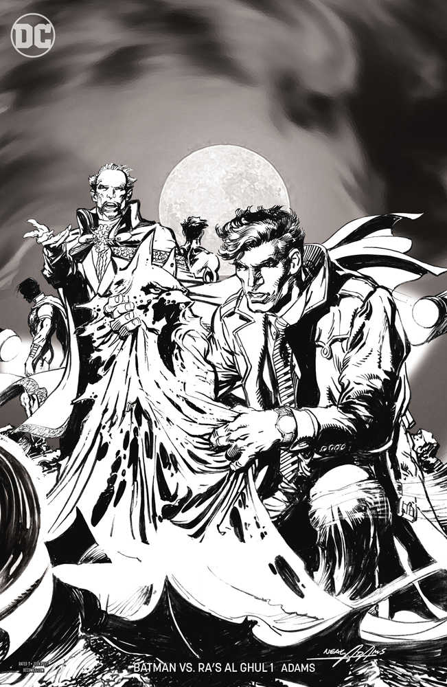 Batman vs Ras Al Ghul #1 (Of 6) Black & White Variant Edition <BIB04>