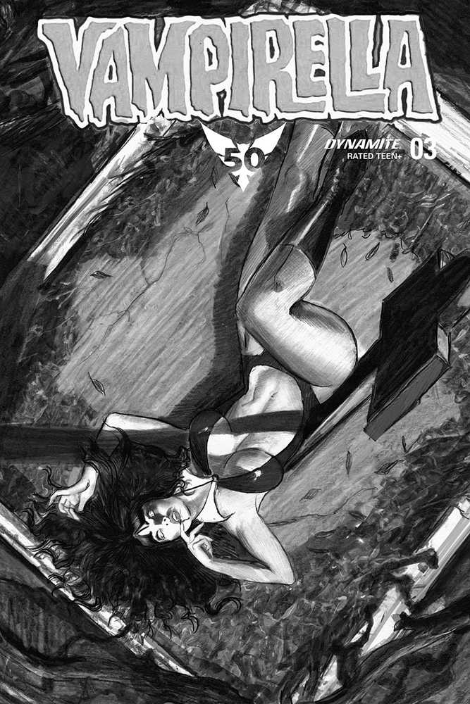 Vampirella #3 20 Copy Dalton Black & White Variant Edition