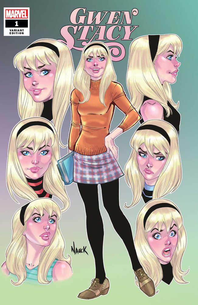 Gwen Stacy #1 (Of 5) Nauck Faces Of Gwen Variant <BINS>