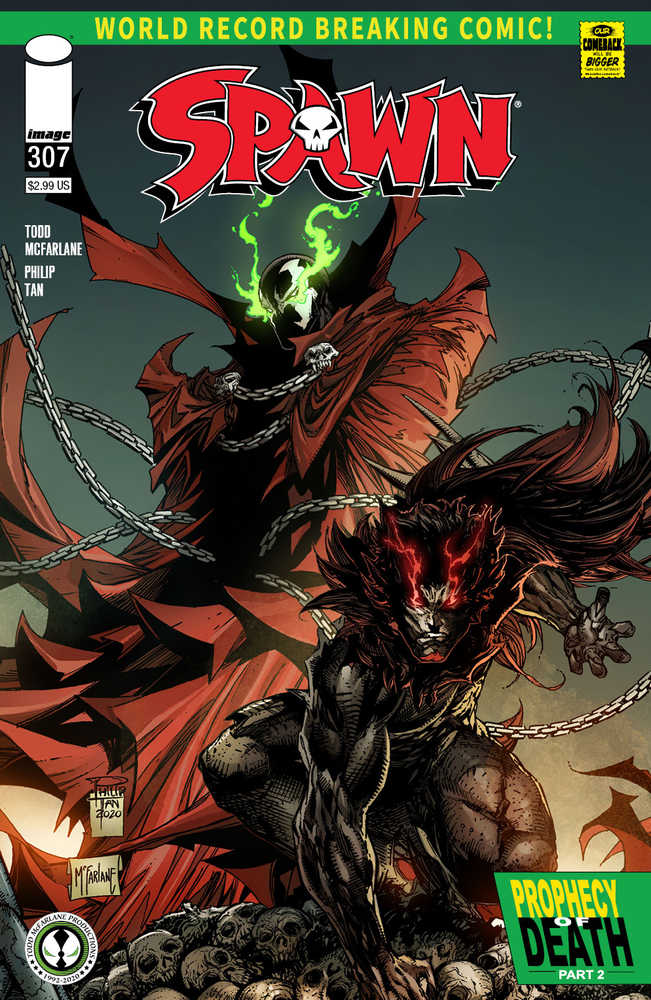 Spawn #307 Cover B Tan & McFarlane