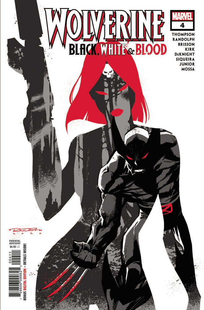 Wolverine Black White Blood #4 (Of 4)