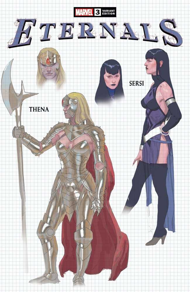 Eternals (2021) #3 Variant (1:10) Ribic Design Edition <BINS>