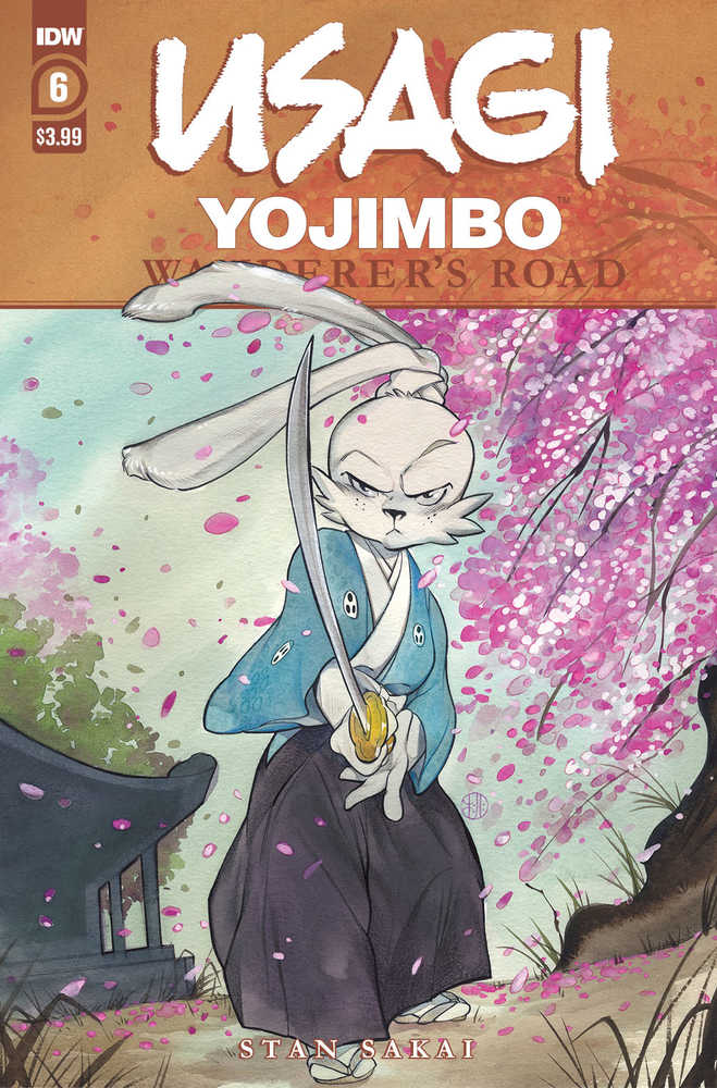 Usagi Yojimbo Wanderers Road #6 (Of 6) Peach Momoko Cover