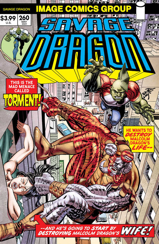 Savage Dragon #260 Cover B Retro 70s Trade Dress (Mature)