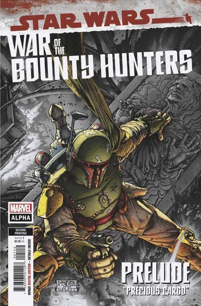 Star Wars War Bounty Hunters Alpha #1 2nd Print Mcniven Variant