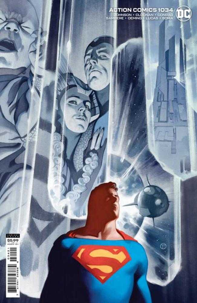 Action Comics #1034 Cover B Julian Totino Tedesco Card Stock Variant <BINS>